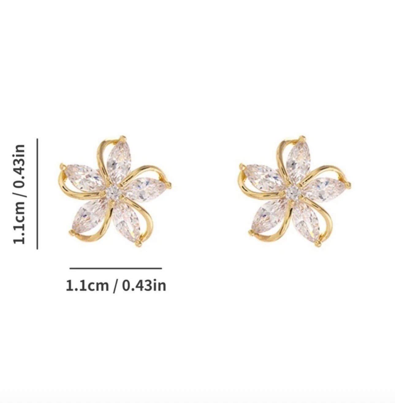 Crystal Bloom Studs - Image 3