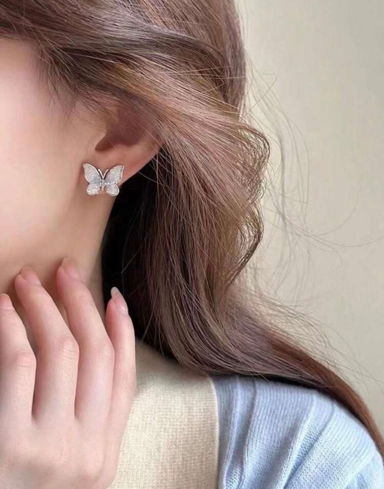 Crystal Flutter Studs - Image 2