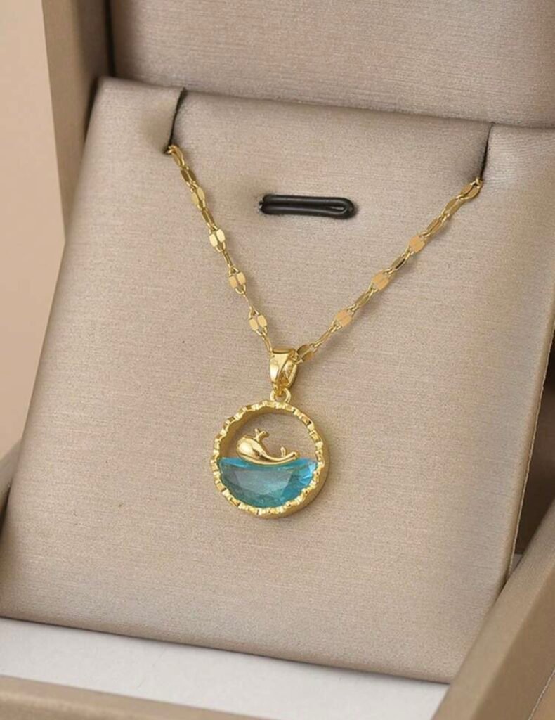 Blue Whale Charm