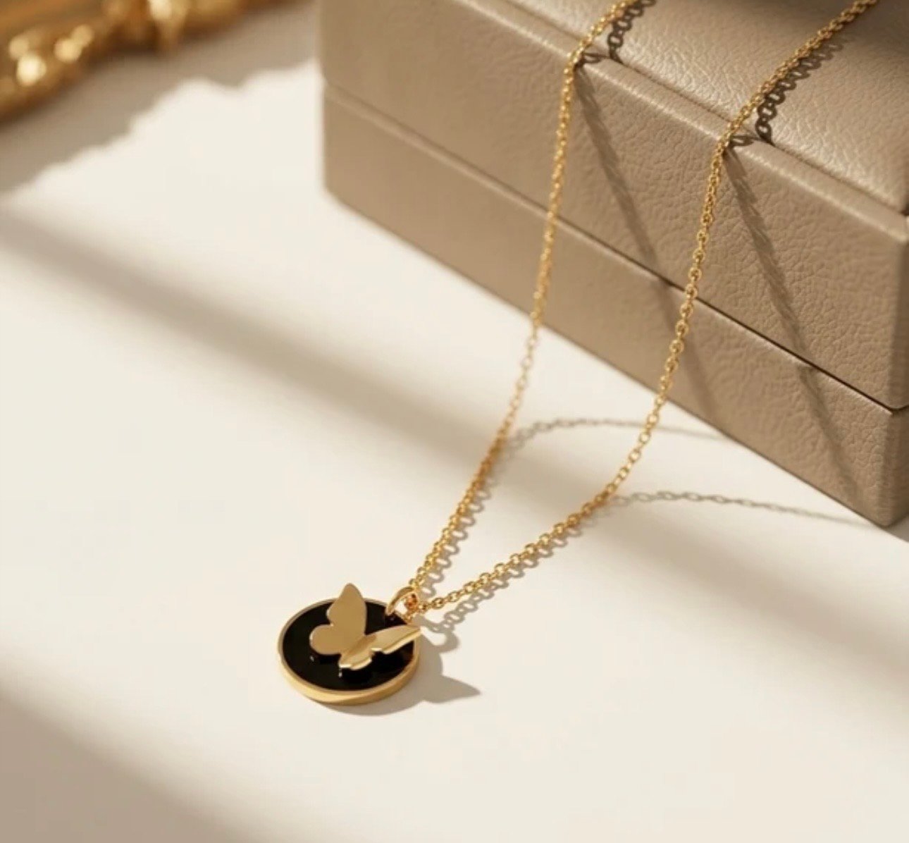 Midnight Butterfly Necklace - Image 4