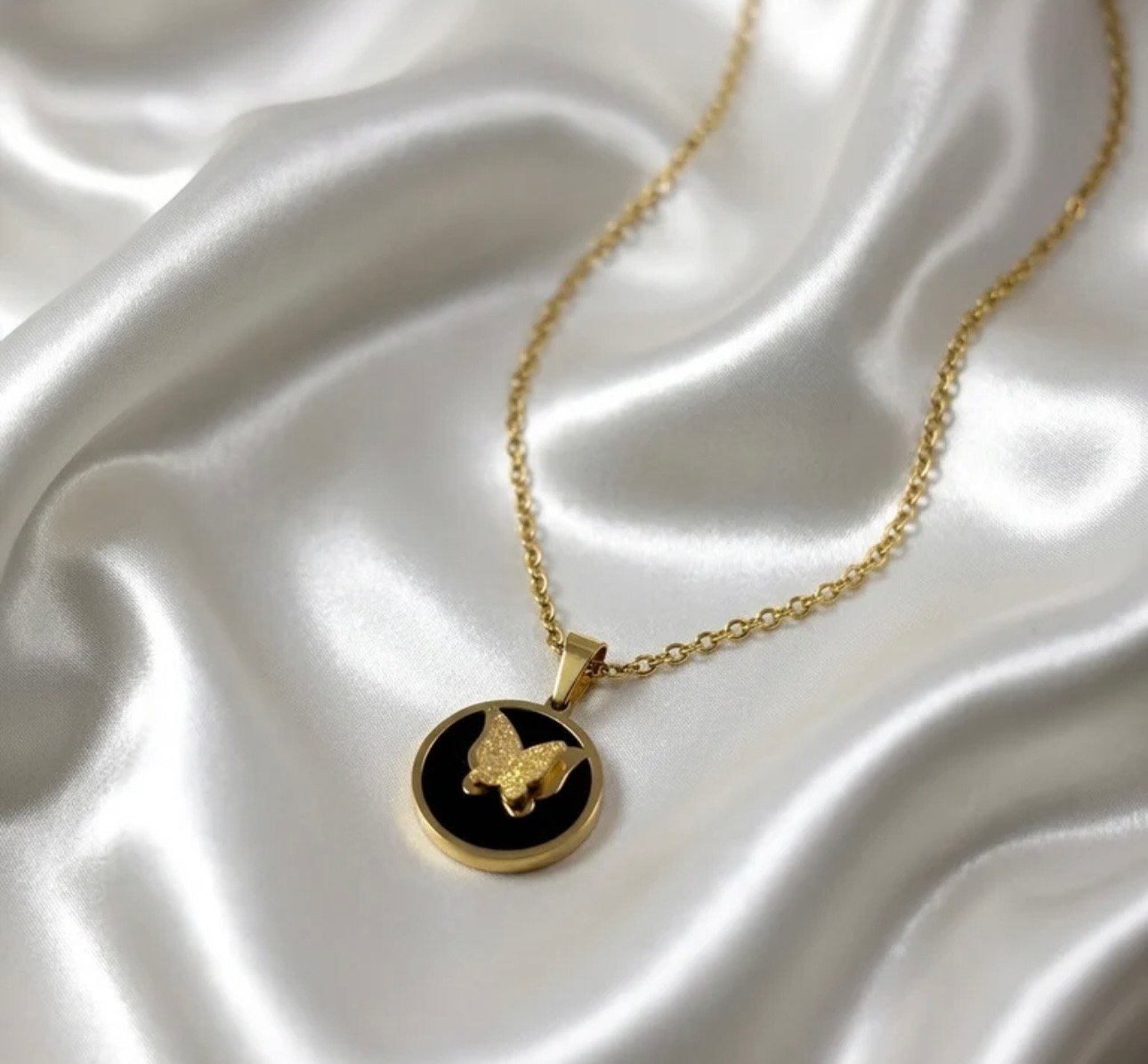 Midnight Butterfly Necklace - Image 2