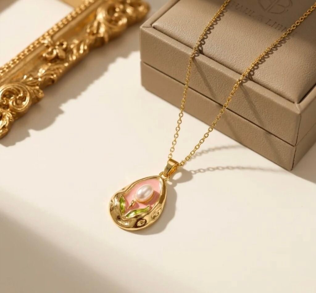 Blush Tulip Necklace
