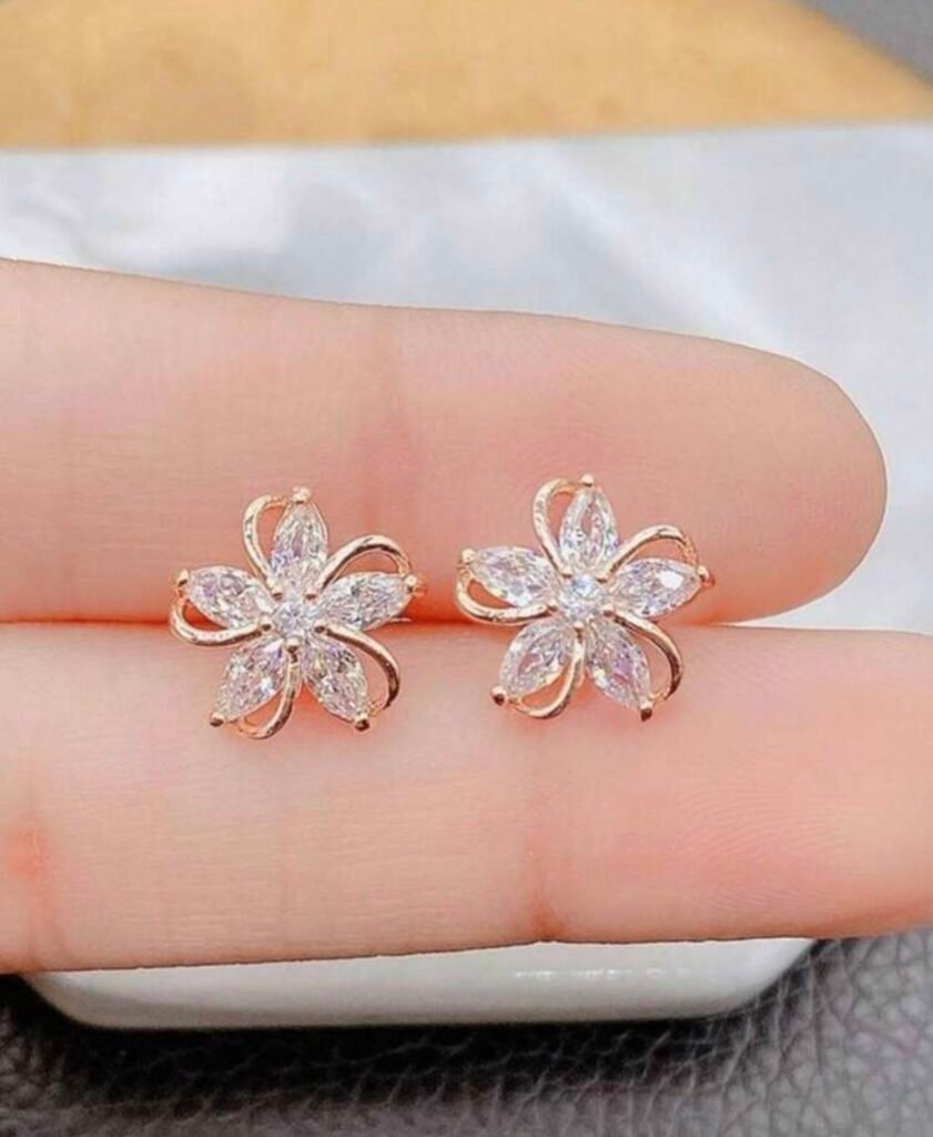 Crystal Bloom Studs