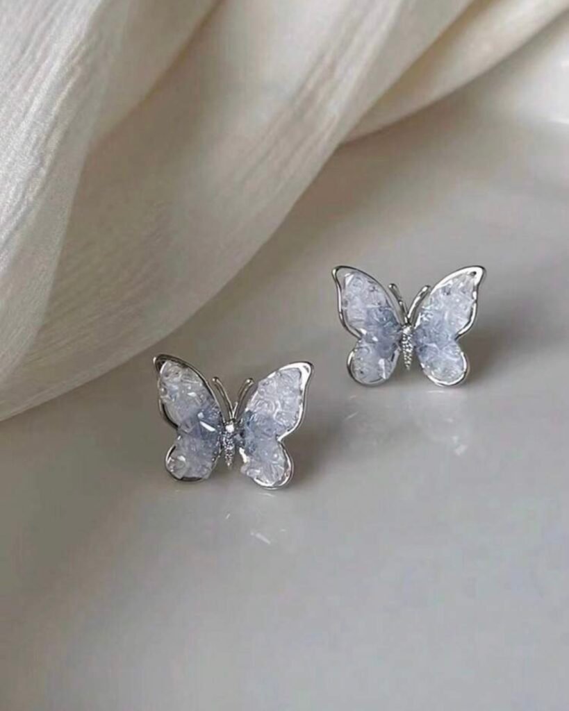 Crystal Flutter Studs